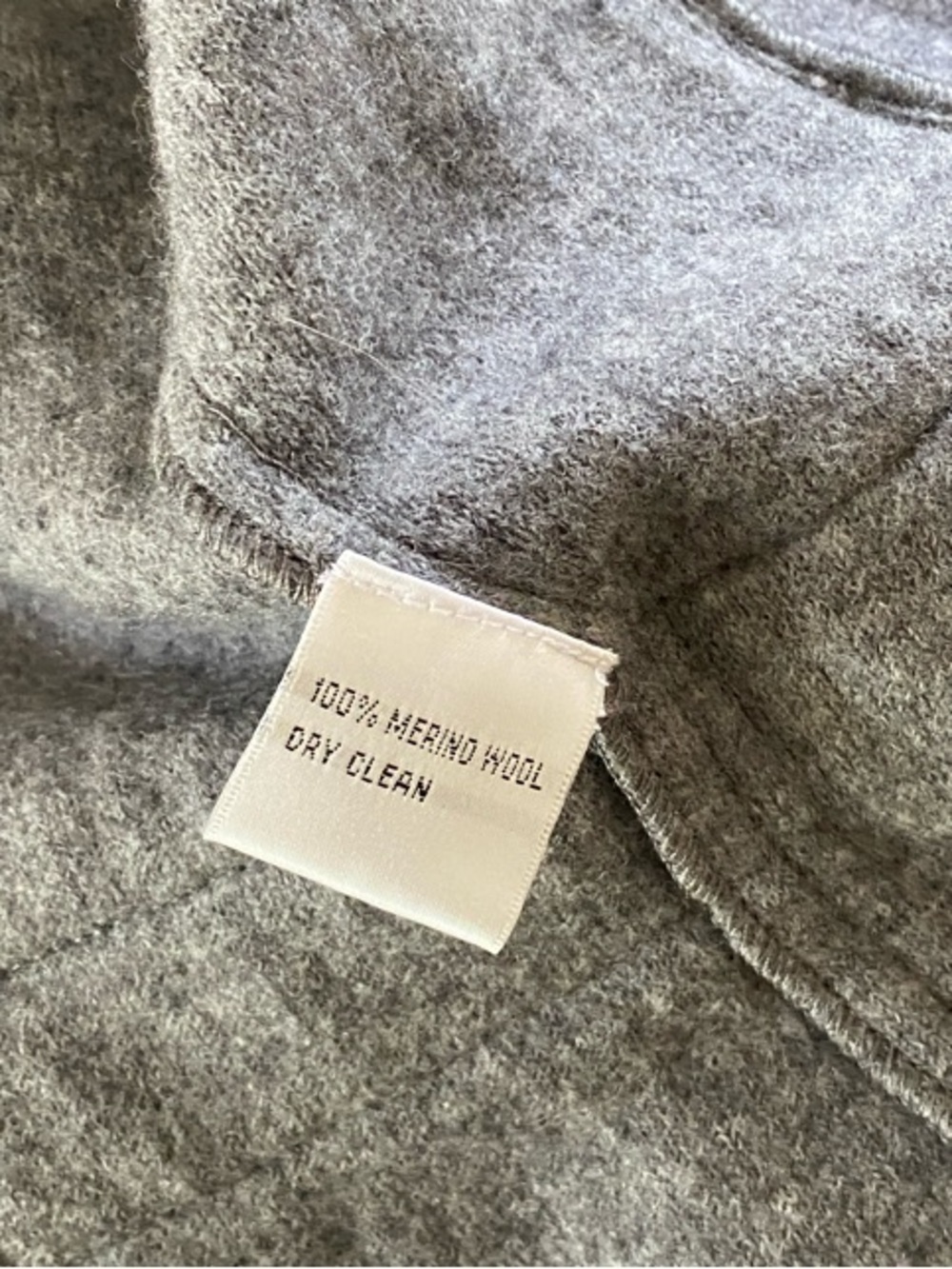 Talbots 100% Merino Wool Gray Button Jacket Size S - Picture 3 of 10